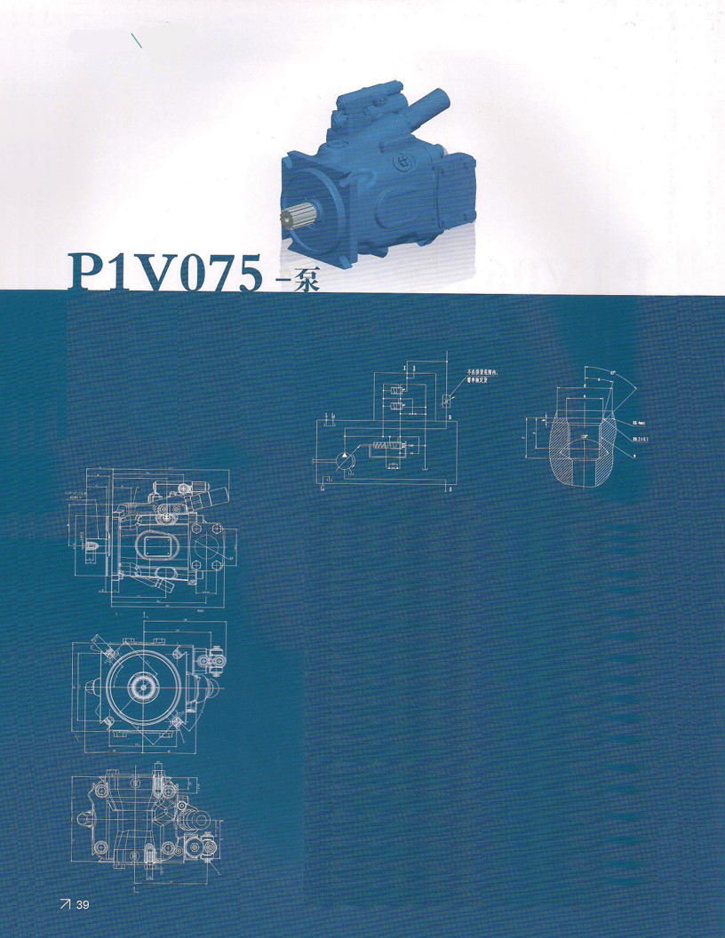 Аксиально-поршневой регулируемый насос P1V075