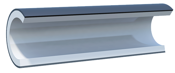 Труба напорная двухслойная ML II ПЭ 100 SDR 21 Ø 315 питьевая ГОСТ Р 70628.2-2023